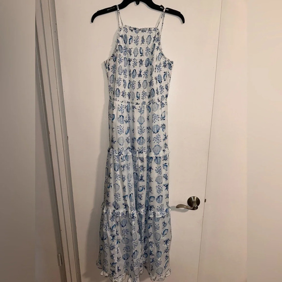 Ann Taylor Maxi SeaShell Dress Size Small - Picture 4 of 8